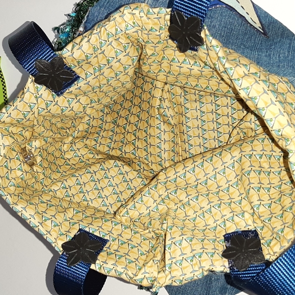 BOLSA "BLUE MARTINI" BLUE JEAN SHOULDER BAG - Picture 5 of 8